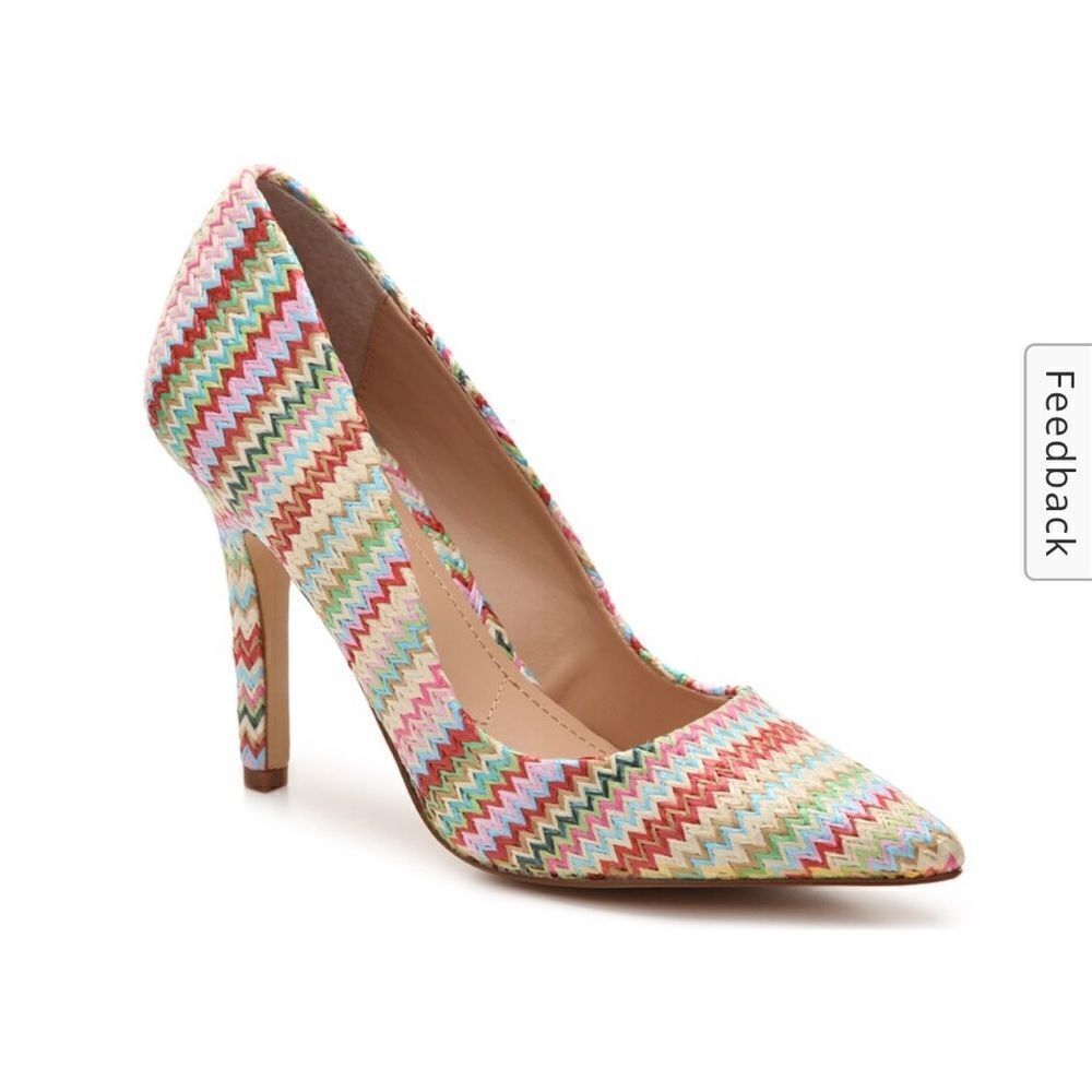 CHARLES BY CHARLES DAVID SWEETNESS PUMP Multi Colored Pattern Women’s Size 7.5